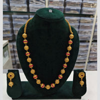 Rajwadi Collection Pota Stone Necklace Set