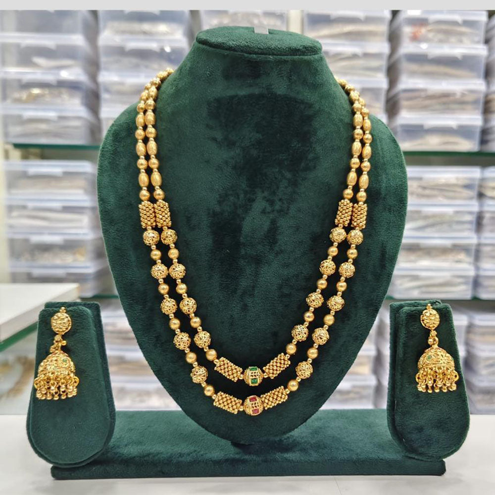 Rajwadi Collection Beads Necklace Set