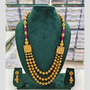 Rajwadi Collection Pota And Beads Multi Layer Necklace Set