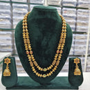 Rajwadi Collection Pota Stone Necklace Set