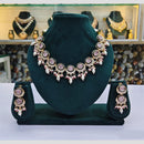 Rajwadi Collection Austrian And Pearl Necklace Set