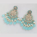 Rajwadi Collection Crystal Stone And Beads Dangler Earrings