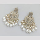 Rajwadi Collection Crystal Stone And Beads Dangler Earrings