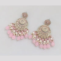Rajwadi Collection Crystal Stone And Beads Dangler Earrings