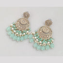 Rajwadi Collection Crystal Stone And Beads Dangler Earrings
