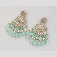 Rajwadi Collection Crystal Stone And Beads Dangler Earrings