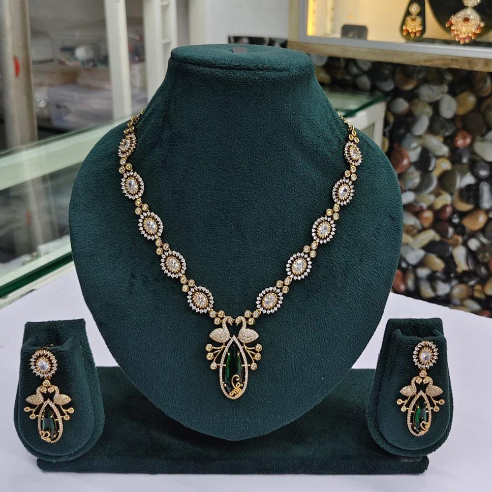 Rajwadi Collection Polki Kundan Stone Necklace Set