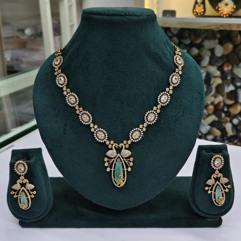 Rajwadi Collection Polki Kundan Stone Necklace Set