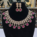 Rajwadi Collection Polki Kundan Stone Necklace Set