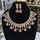 Rajwadi Collection Polki Kundan Stone Necklace Set