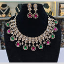 Rajwadi Collection Polki Kundan Stone Necklace Set