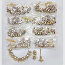 Rajwadi Collection Vibrant Traditions Crystal Stone And Pearl Necklace Set