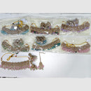 Rajwadi Collection Heirloom Glow Crystal Stone And Pearl Necklace Set