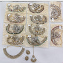 Rajwadi Collection Heirloom Glow Crystal Stone And Pearl Necklace Set