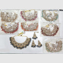 Rajwadi Collection Heirloom Glow Crystal Stone And Pearl Necklace Set