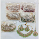 Rajwadi Collection Tradition with a Twist Crystal And Pearl Necklace Set