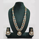 Rajwadi Collection Polki Kundan Stone Necklace Set