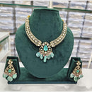 Rajwadi Collection Royal Grace Redefined  Kundan And Beads Necklace Set