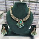 Rajwadi Collection Royal Grace Redefined  Kundan And Beads Necklace Set