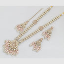 Rajwadi Collection Grace of the Queen Kundan And Pota Pearls Long Necklace Set