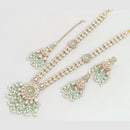 Rajwadi Collection Grace of the Queen Kundan And Pota Pearls Long Necklace Set