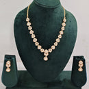 Rajwadi  Necklace Set with Authentic Polki Kundan Work Perfect for Weddings And Celebrations