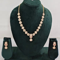Rajwadi  Necklace Set with Authentic Polki Kundan Work Perfect for Weddings And Celebrations