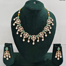 Rajwadi  Necklace Set with Authentic Polki Kundan Work Perfect for Weddings And Celebrations