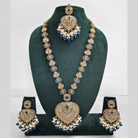 Rajwadi Collection Austrian Stone  And Beads Long Necklace Set
