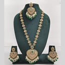Rajwadi Collection Austrian Stone  And Beads Long Necklace Set
