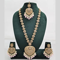 Rajwadi Collection Austrian Stone  And Beads Long Necklace Set
