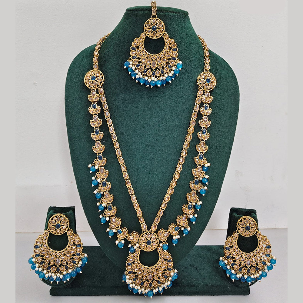 Rajwadi Collection Ethnic Rani Haar Set for Festive Occasions