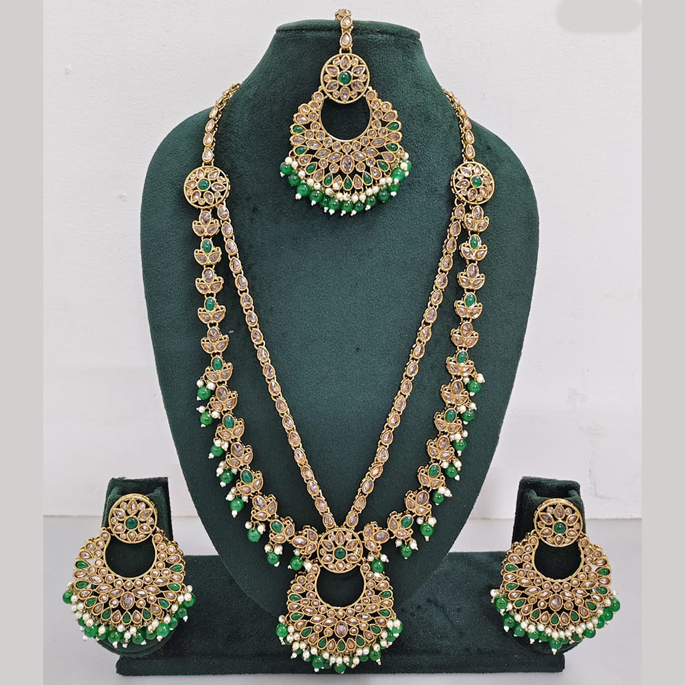 Rajwadi Collection Ethnic Rani Haar Set for Festive Occasions