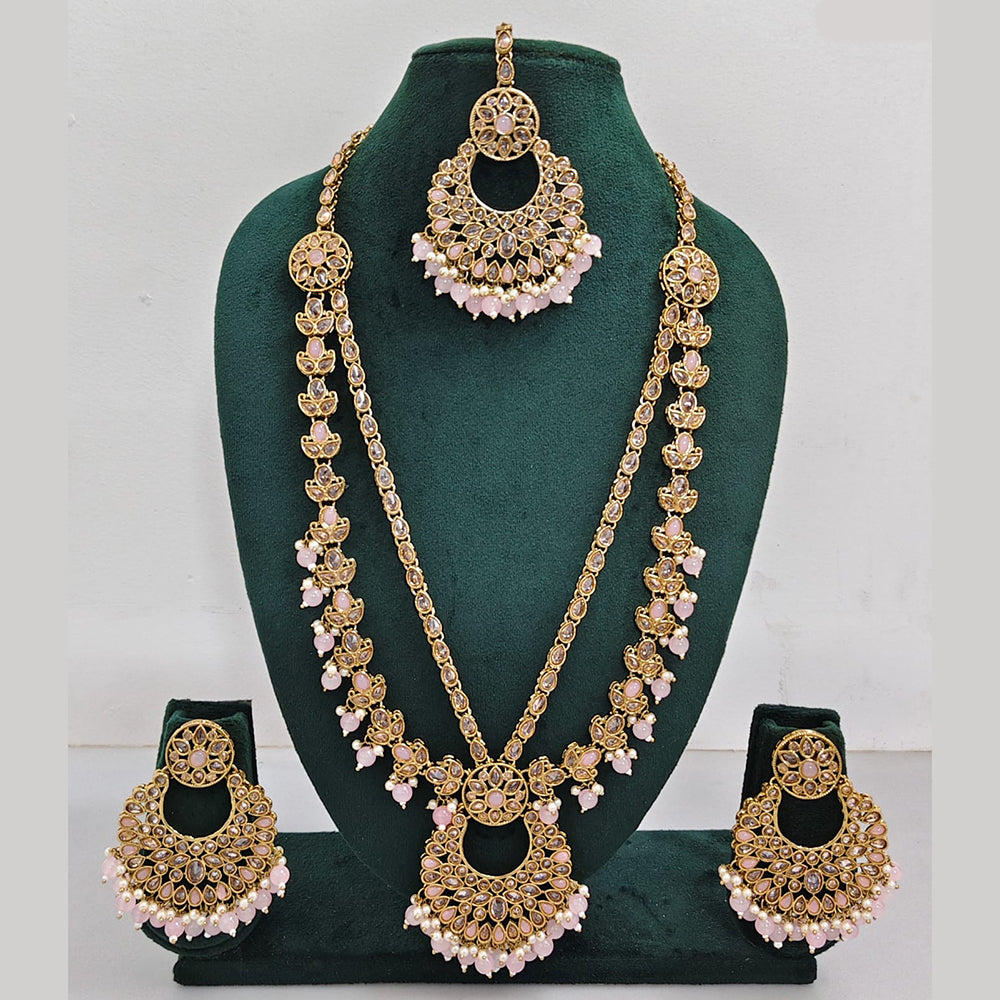 Rajwadi Collection Ethnic Rani Haar Set for Festive Occasions