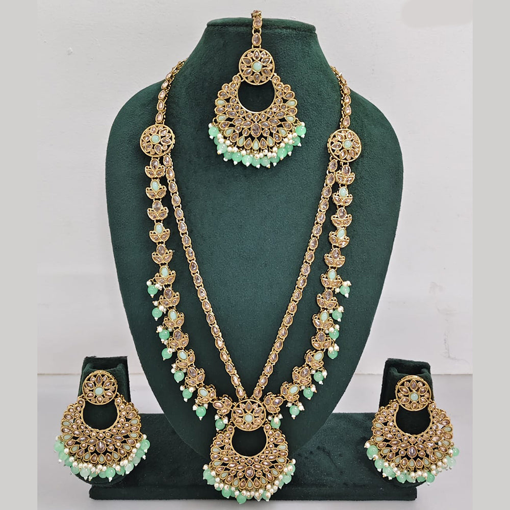 Rajwadi Collection Ethnic Rani Haar Set for Festive Occasions