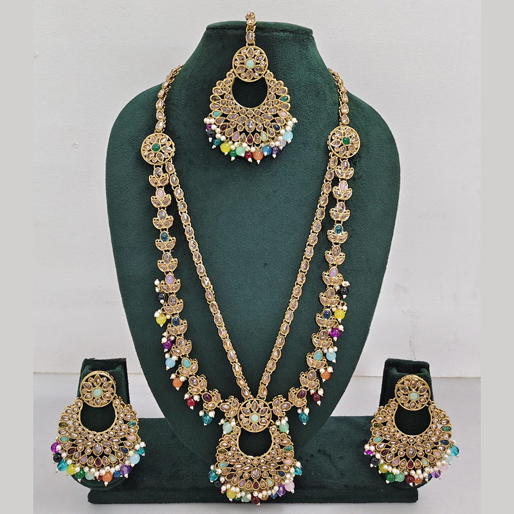 Rajwadi Collection Ethnic Rani Haar Set for Festive Occasions