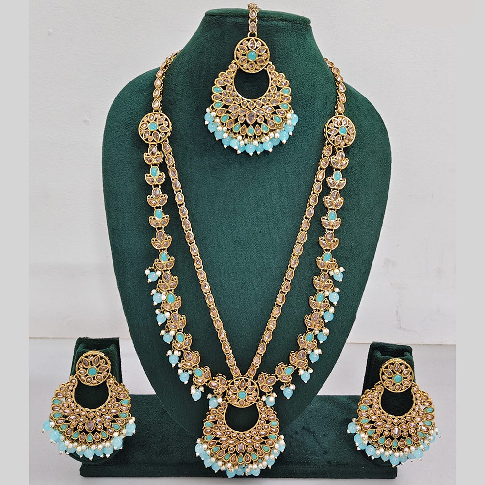 Rajwadi Collection Ethnic Rani Haar Set for Festive Occasions