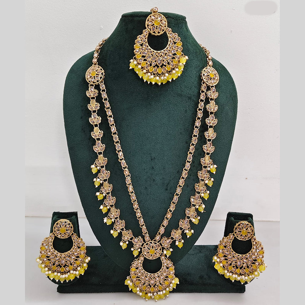 Rajwadi Collection Ethnic Rani Haar Set for Festive Occasions