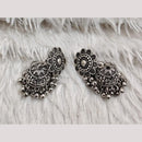 Rajwadi Collection Boho Stylish Oxidised Plated Pearl Jhumki Earrings 