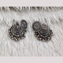 Rajwadi Collection Boho Stylish Oxidised Plated Pearl Jhumki Earrings 