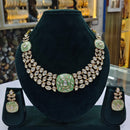 Rajwadi Collection Classic Polki Kundan And Meenakari Ethnic Necklace Set
