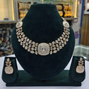 Rajwadi Collection Classic Polki Kundan And Meenakari Ethnic Necklace Set