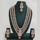 Rajwadi Collection Kundan Multi Layer Long Necklace Set
