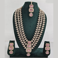 Rajwadi Collection Kundan Multi Layer Long Necklace Set