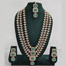 Rajwadi Collection Kundan Multi Layer Long Necklace Set