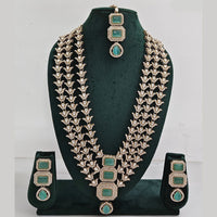 Rajwadi Collection Kundan Multi Layer Long Necklace Set