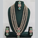 Rajwadi Collection Kundan Multi Layer Long Necklace Set