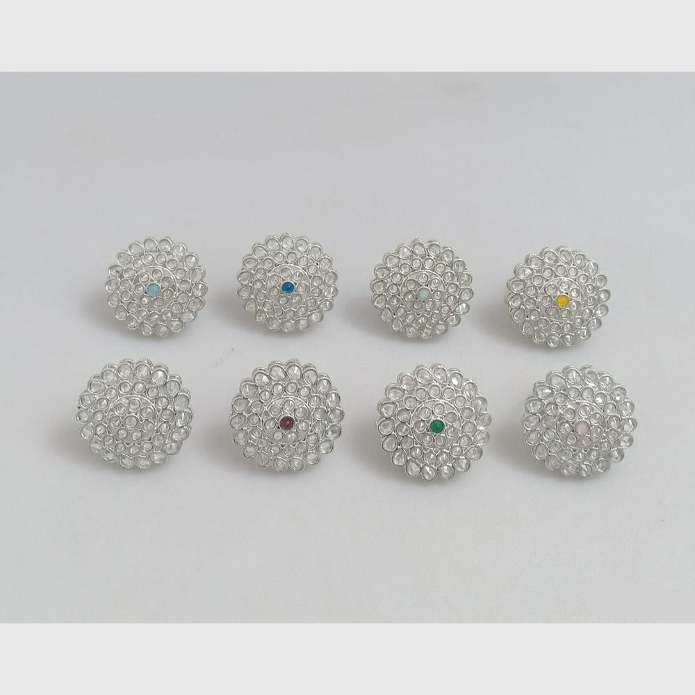 Rajwadi Collection Elegant Stylish Crystal Stone Finger Ring