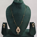Rajwadi Collection Royal Austrian Stone And Beaded Long Necklace Set