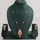 Rajwadi Collection Royal Austrian Stone And Beaded Long Necklace Set